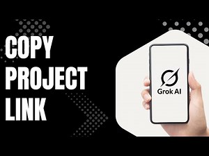 How to Copy a Project Link in Grok AI | Share Your Grok Projects Instantly