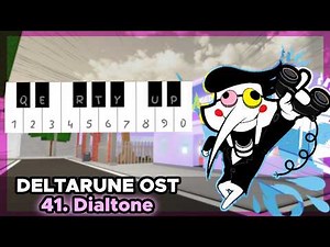 DELTARUNE OST - "41. Dialtone" - Simple Piano Cover (ROBLOX Jujutsu Shenanigans)