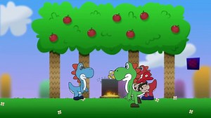 Baby Mario & Papa Yoshi - brentalfloss