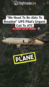 “We Need To Be Able To Breathe!” UPS Pilot’s Urgent Call To ATC