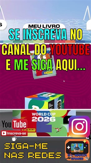1º CÓDIGO do Ábum Virtual da Copa do Mundo 2026