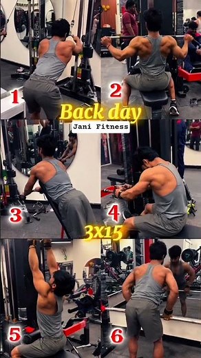 Build a Strong Back at the Gym 💪 #backworkout #gym