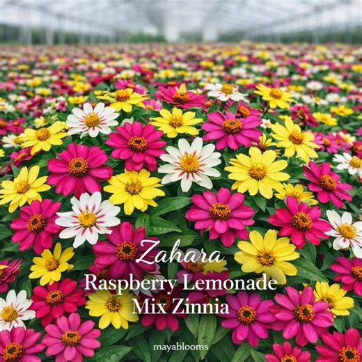 100 Zahara Raspberry Lemonade Mix Zinnia Seeds Zinnia Elegans Seeds - Etsy
