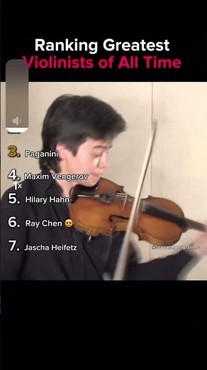 Top 7. Violinists of all time
