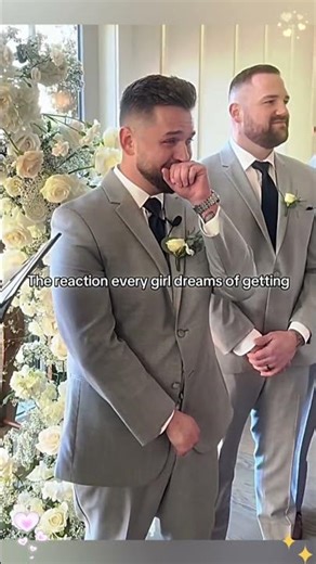 His eyes told me — for the rest of this life, he’ll never let go of my hand❤️#wedding #familylove