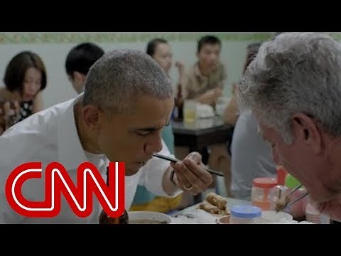 Bourdain and Anderson talk Vietnam, dining with Obama