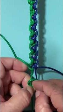 Double-Chain Style Bracelet Pattern | Two-Cord Bracelet Tutorial