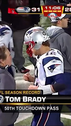 NFL on Instagram: "@tombrady's 50th TD of 2007 was an absolute dime to @randygmoss 🎯"