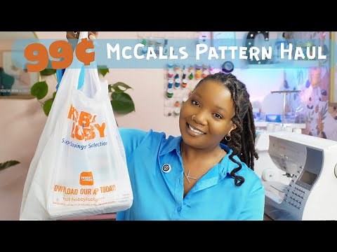 🔥 99¢ McCall’s Pattern Haul | Hobby Lobby Sewing Deals You Can’t Miss!