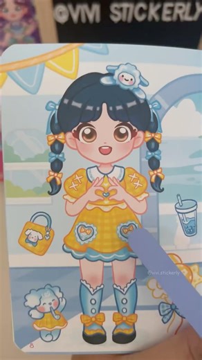 #4 Chibi Fashion: Artist Princess Dress Up Sticker #vivistickerly