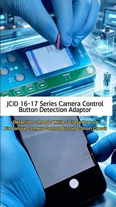 JCID Camera Control Button Detection Adaptor | iPhone 16–17 Button Test & Pop-Up Fix#jcid #camerafix