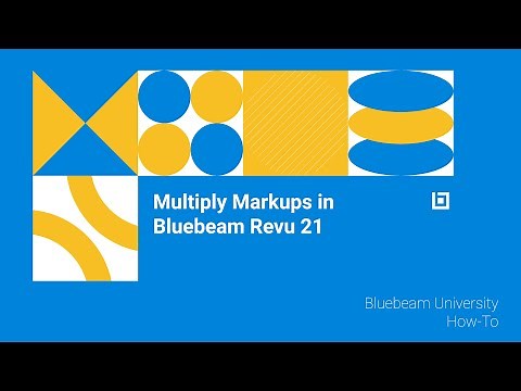 Bluebeam Revu: How to Multiply Markups