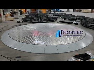 Automotive 360° Car Turntable with around ramps - Nostec