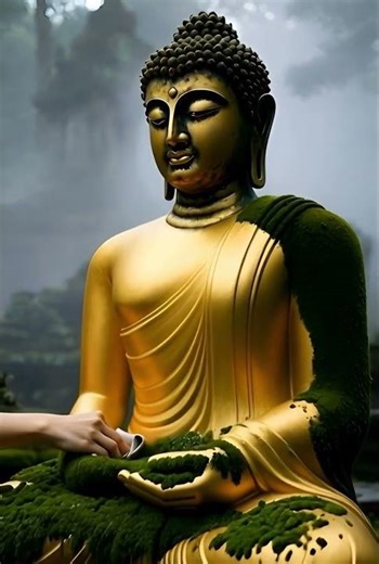 불상 닦았을 뿐인데… 마지막에 빛이 나타났다! 공덕 감응 이야기只是擦了擦佛像…最後竟出現一道光！Just Cleaned a Mossy Buddha Statue…