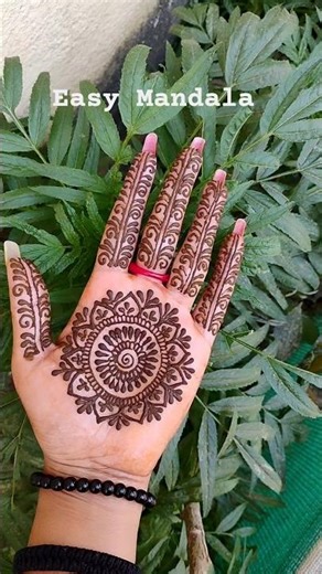 Back to Basic – Stunning Mandala Mehndi 🌸#shortsfeed #shorts #mehndi #henna #creativehenna