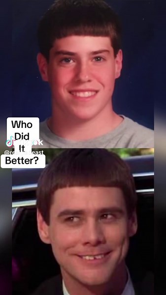 Rocking the Lloyd Christmas Haircut in 1999