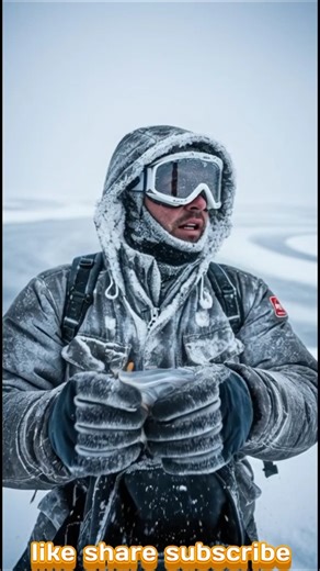 Trapped in −75°C: Lone Survivor vs Starving Polar Bears | Arctic Ice Nightmare#shorts