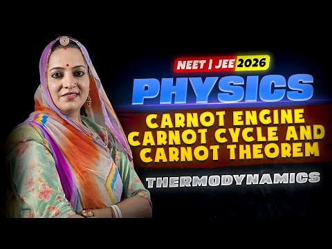 Carnot engine Carnot cycle and Carnot theorem | Thermodynamics | NEET/JEE 2026 Physics