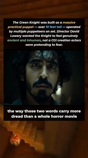 In The Green Knight (2021), notice how three words hit the hardest everytime