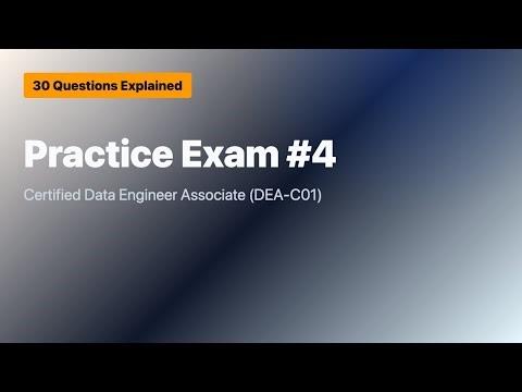 AWS Data Engineer Associate (DEA-C01) #4 | 20 Questions Explained