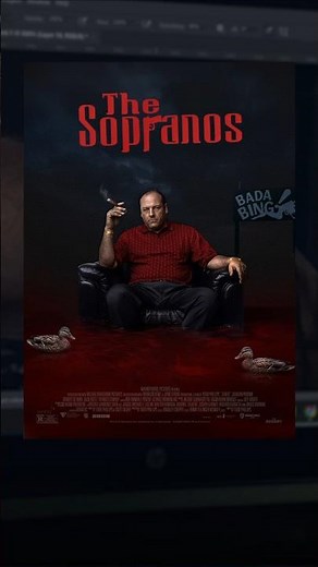 Sopranos poster design. #tonysoprano