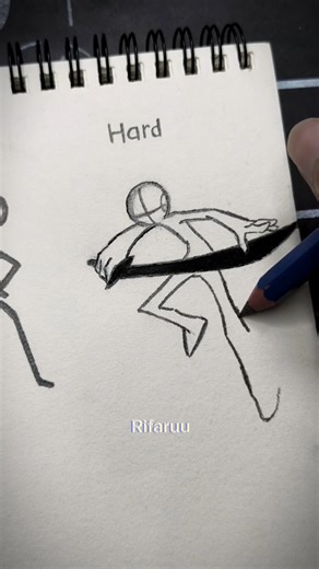 How to Draw Stick Man in 3 Ways #drawing #stickman #tutorial