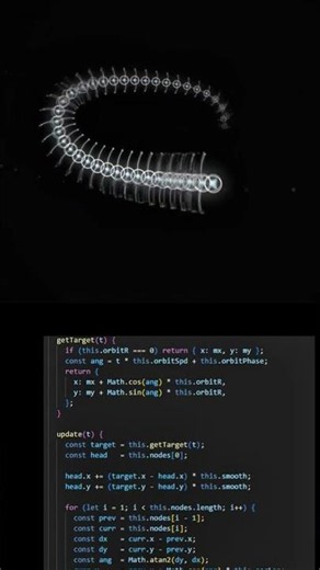 Relaxing ASMR Coding: Slithering Snake Animation (HTML, CSS, JS) 🐍💻