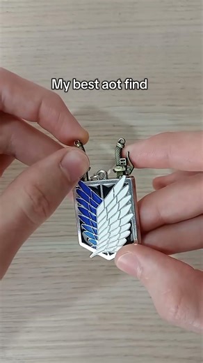 My boyfriend got me this as a gift 🎁 #aot #attackontitan #eren #shinzouwosasageyo