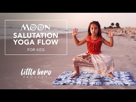 Moon Salutation | Easy Yoga for Kids