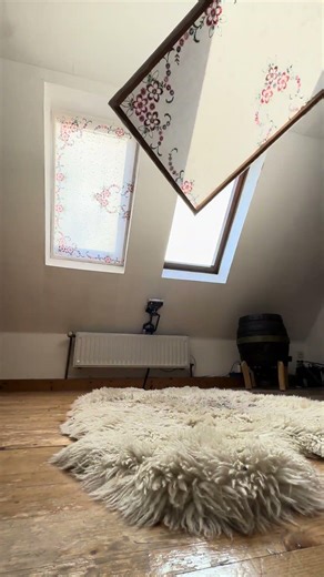 pair of sunshades from old tablecloth