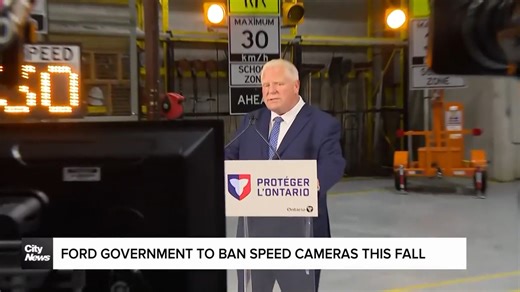 Ford government to ban speed cameras this fall