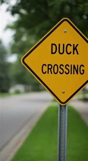 Running Duck (outline trend tiktok) Watch This Duck Run Wild #fyp #viral #duck