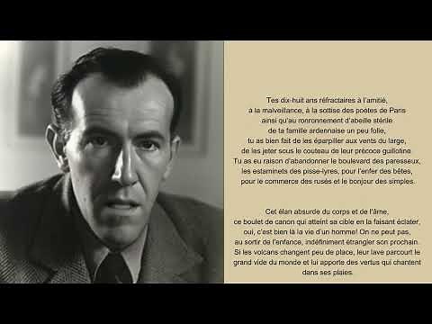 René char - Tu as bien fait de partir, Arthur Rimbaud