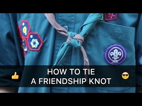 How to tie a friendship knot