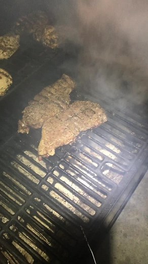 Pt.2 of 2 grilling steaks #foryou #food #yummy #delicious #cheflife #inthekitchen #foodies #dinner #cwcshow