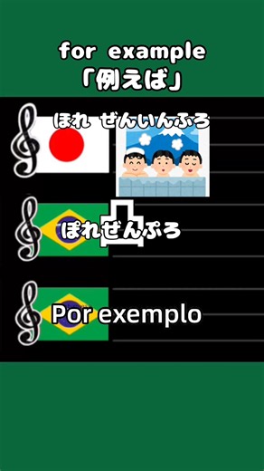 【例えば】#ポルトガル語#portuguese#覚え歌#接客#shorts