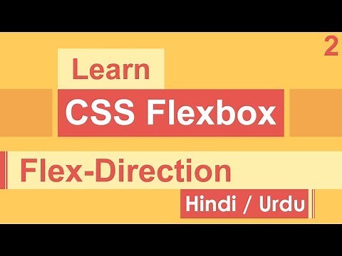 CSS Flexbox Flex-Direction Tutorial in Hindi / Urdu