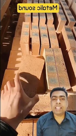 metallic sound of bricks
