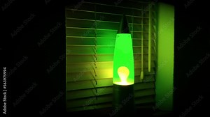Lava Lamp with green Liquid