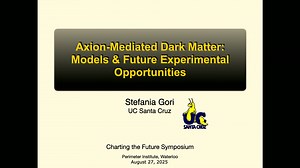 Axion-Mediated Dark Matter: Models and Future Experimental Opportunities | PIRSA