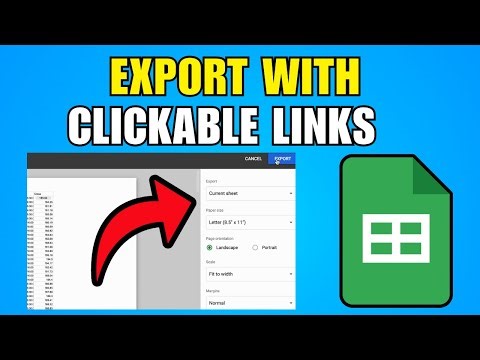 How To Export PDF With Clickable Links From Google Sheets 2026 (Step By Step Guide)