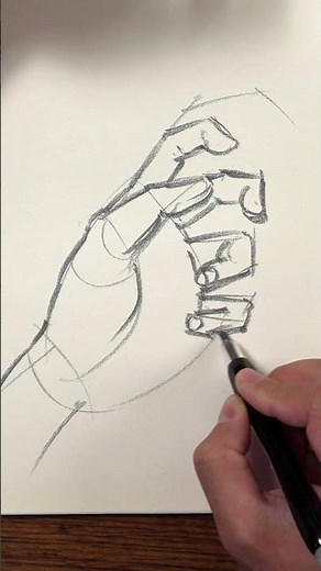 LINK IN BIO: Free drawing tutorials every week #drawingtutorial #hand #learntodraw