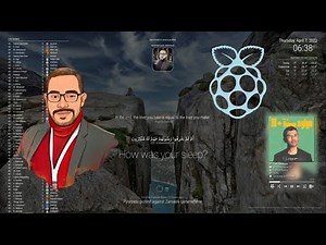Smart Mirror interface with Raspberry Pi 4 | Google Assistant test