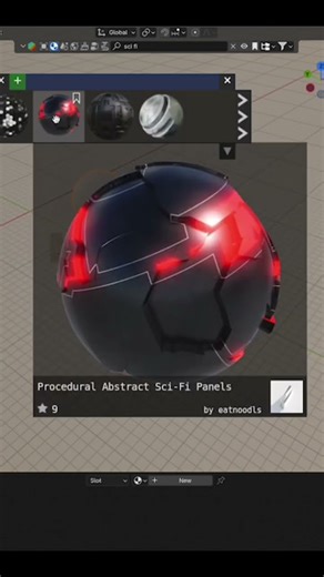 Unveiling a Sci-Fi World: Blender Speed Art #shorts