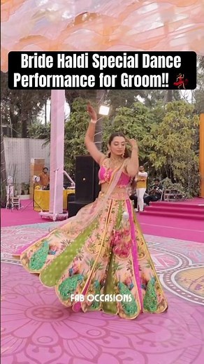 Bride Surprise Dance Performance for the Groom | Haldi Ceremony | Wedding Dance | Solo Dance Cover
