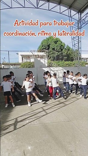 Actividad para trabajar coordinación, ritmo y lateralidad #educación #escuela #actividades