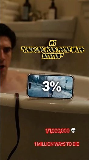 #1 — “Charging Your Phone in the Bathtub” 💀🔌🪫 #1mwtd
