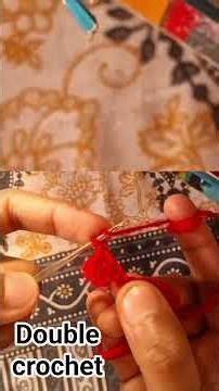double crochet (basic crochet Stitch)