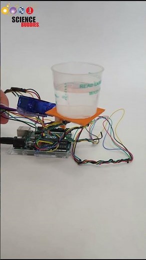 auto-balancing platform that won't spill a cup of water | science project
