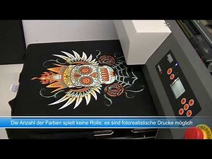 Digitaler Direktdruck auf T-Shirts